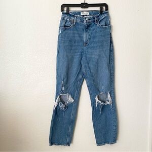 Abercrombie & Fitch 90s Straight Ultra High Rise Denim